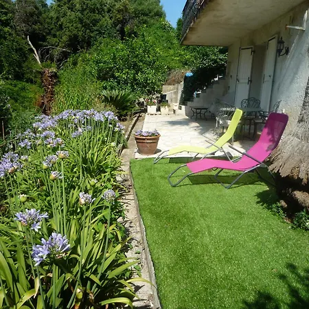 公寓 Rez De Jardin,bas De 昂蒂布